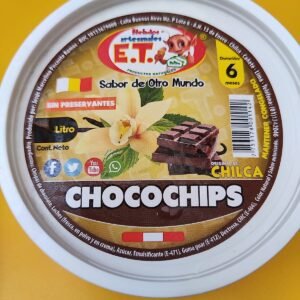 Helado artesanal de Chocochips 1 litro